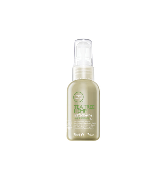 Tea Tree Hemp Replenishing Hair &amp; Body Oil – 50 ml